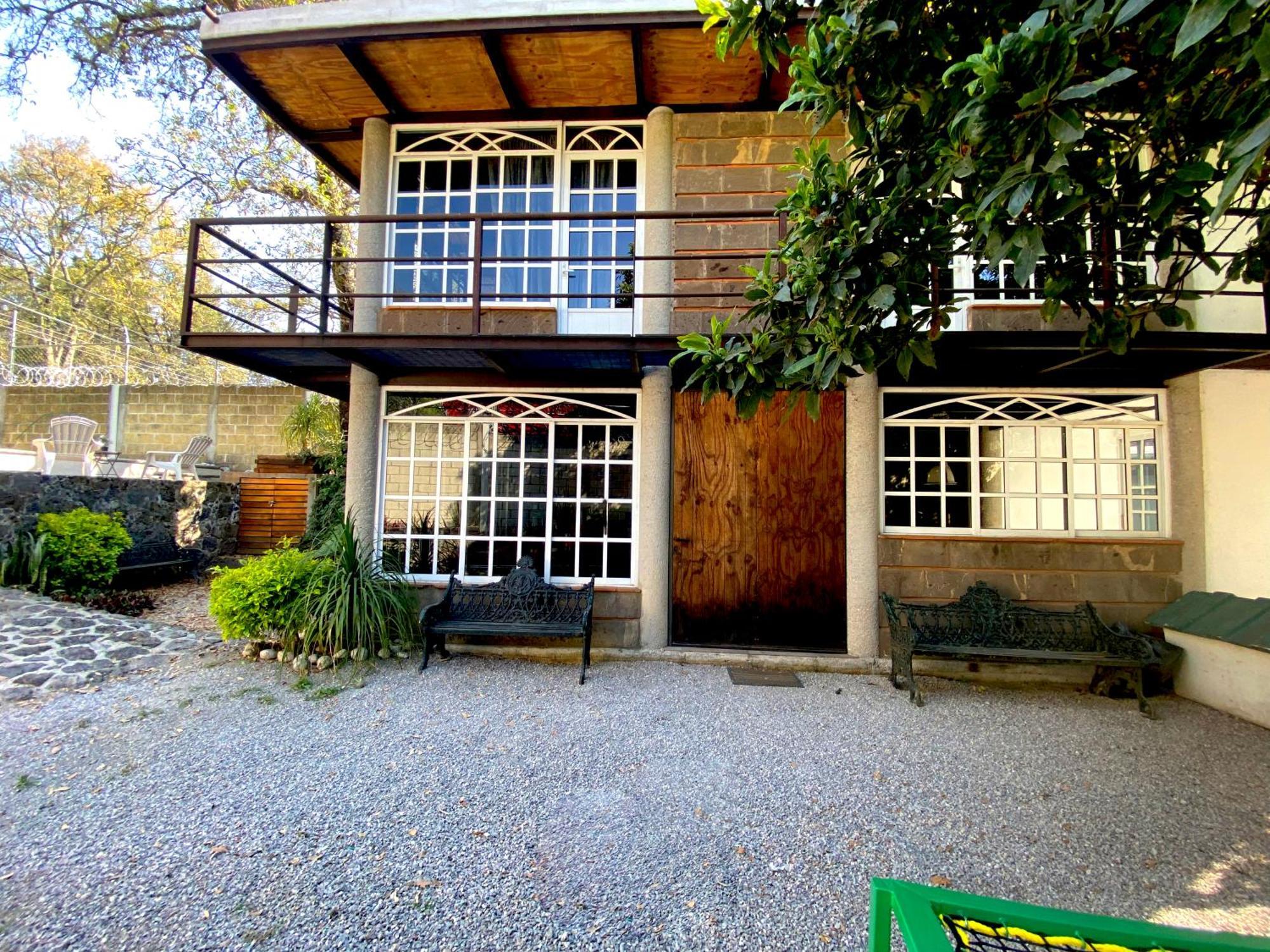Casa Encino Con Alberca Climatizada En Tepoztlan Villa Exterior photo